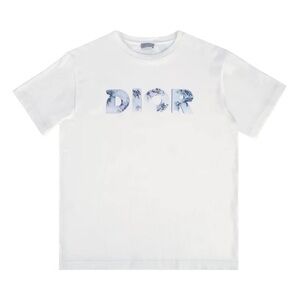NWOT Dior x Daniel Arsham Eroded Slim Script T-Shirt Italy Off White Large Men